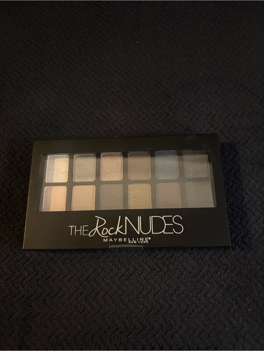 Maybelline 12-Pan Eyeshadow Palette - The Rock Nudes 0.35 OZ.